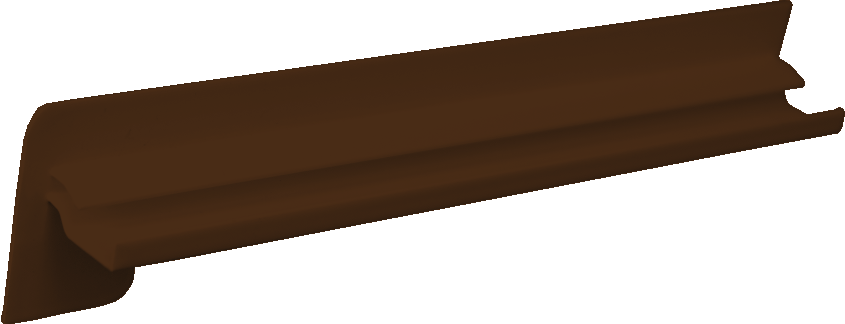 Poomítková krytka na venkovní hliníkové parapety 50-130 mm - zlatý dub