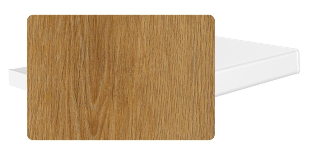 Vnitřní plastový parapet - speciální dekory Turner oak malt