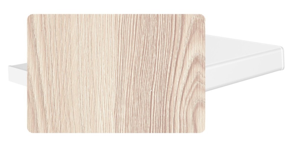 Vnitřní plastový parapet - speciální dekory Riberia ash cream