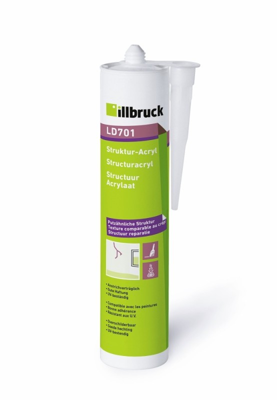 Illbruck LD701 Strukturální / štukový akrylátový tmel 310 ml