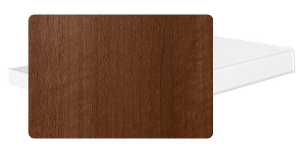 Vnitřní plastový parapet - speciální dekory Sienna pr rosso