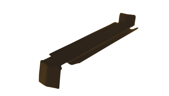 Hliníková rohová spojka 135º (vnější roh) - tmavý bronz