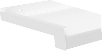 Předomítková krytka na venkovní hliníkové parapety 50-130 mm - antracit