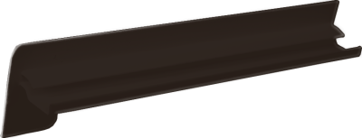 Poomítková krytka na venkovní hliníkové parapety 150-240 mm - tmavý bronz