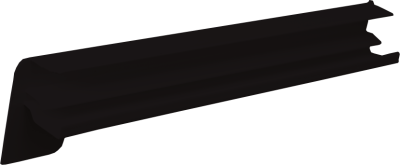 Předomítková krytka na venkovní hliníkové parapety 50-130 mm - tmavě hnědá