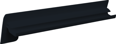 Poomítková krytka na venkovní hliníkové parapety 150-240 mm - antracit