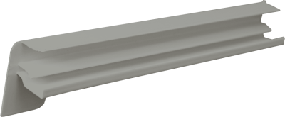 Předomítková krytka na venkovní hliníkové parapety 260-400 mm - stříbná