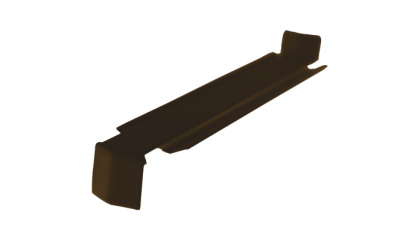 Hliníková rohová spojka 135º (vnější roh) - tmavý bronz